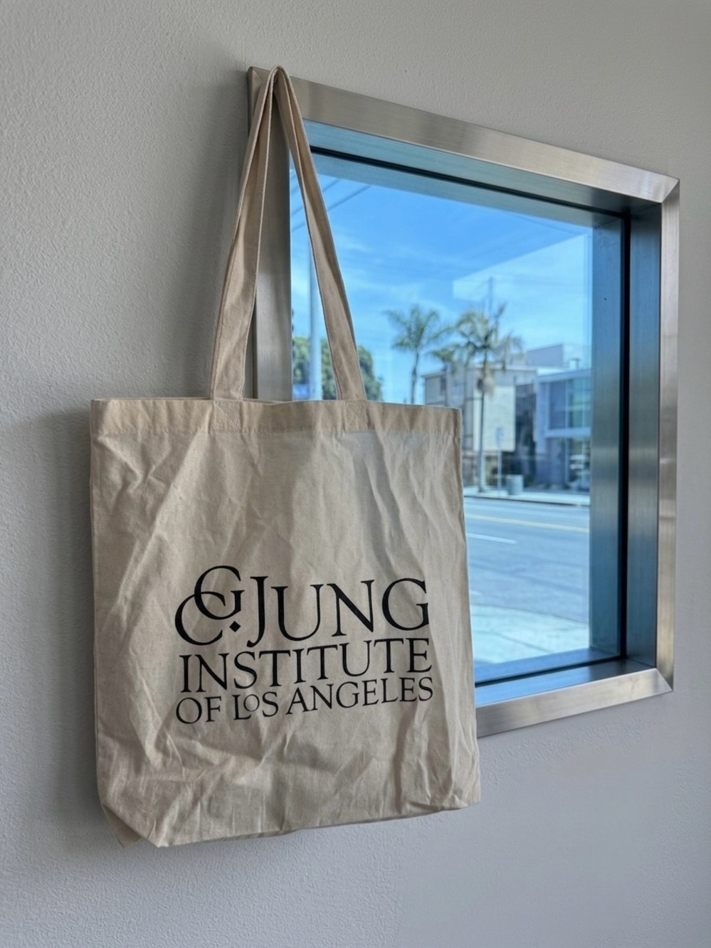 Psychiatrist / Therapy Natural Canvas Tote, show you’re working on yourself